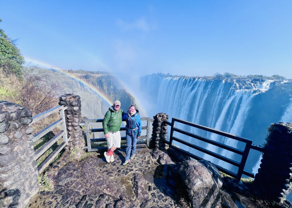 Victoria Falls from one of the viewpoints.