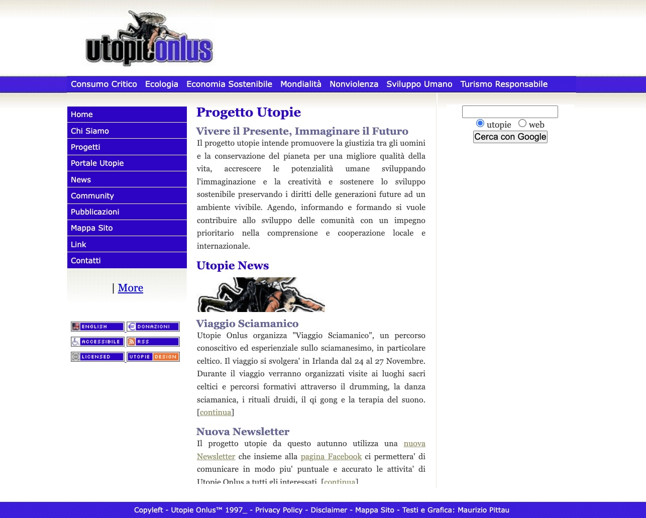 utopie.it-homepage